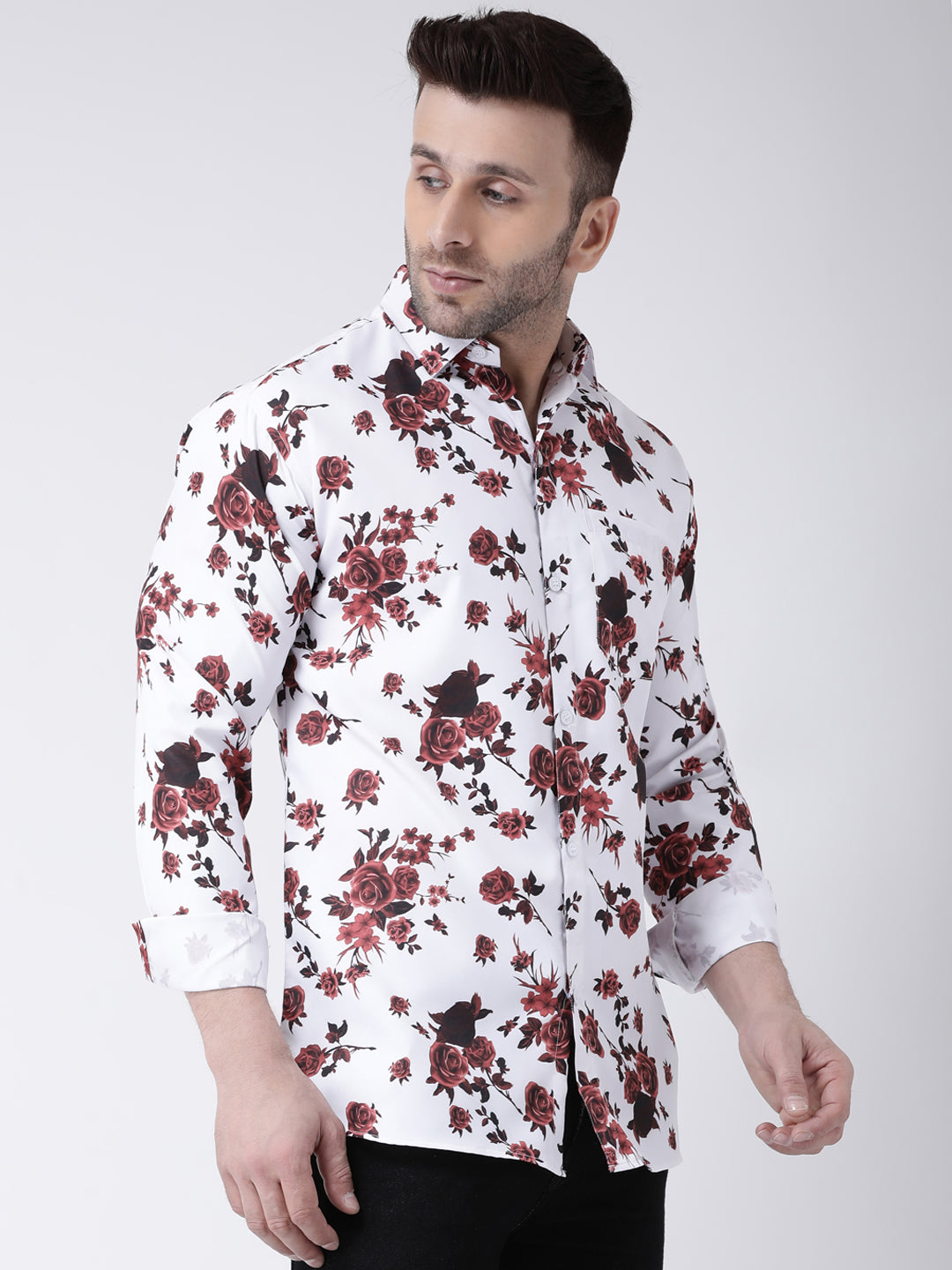 RIAG Multi color Men's Full Sleeves Printed Shirt | Grocsy