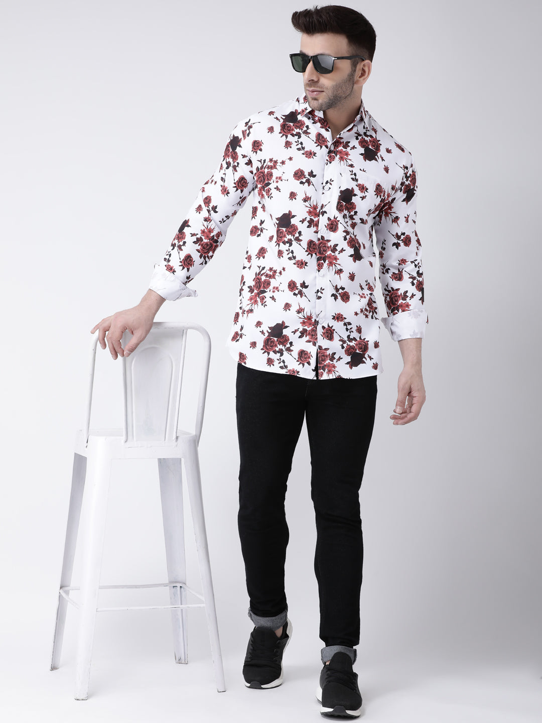 RIAG Multi color Men's Full Sleeves Printed Shirt | Grocsy