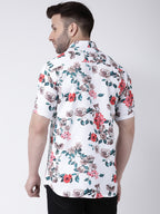 Indian Clothing RIAG Multi color Men's Half Sleeves Printed Shirt | Grocsy