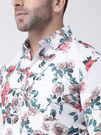 Indian Clothing RIAG Multi color Men's Half Sleeves Printed Shirt | Grocsy