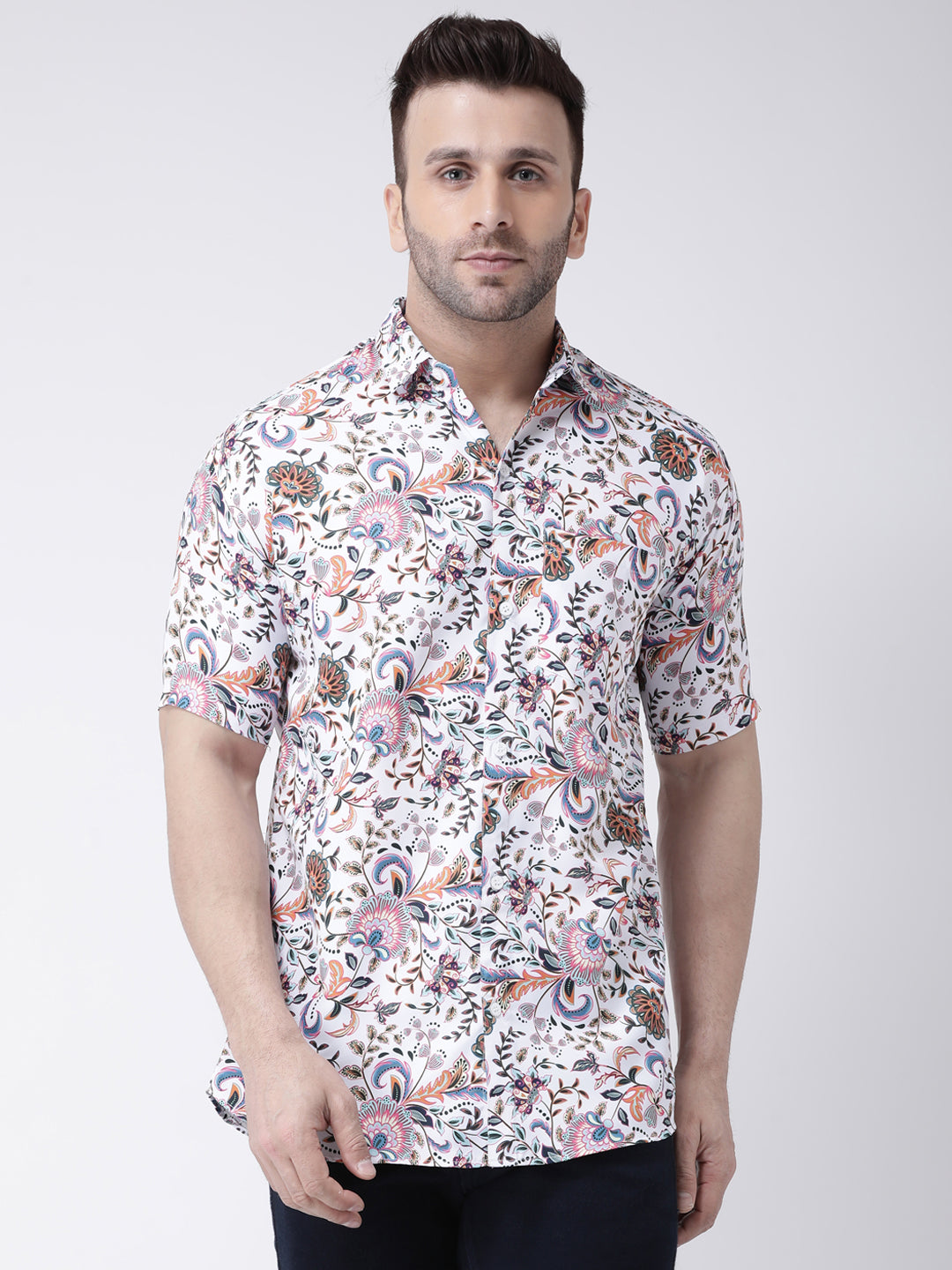 RIAG Multi color Men's Half Sleeves Printed Shirt | Grocsy