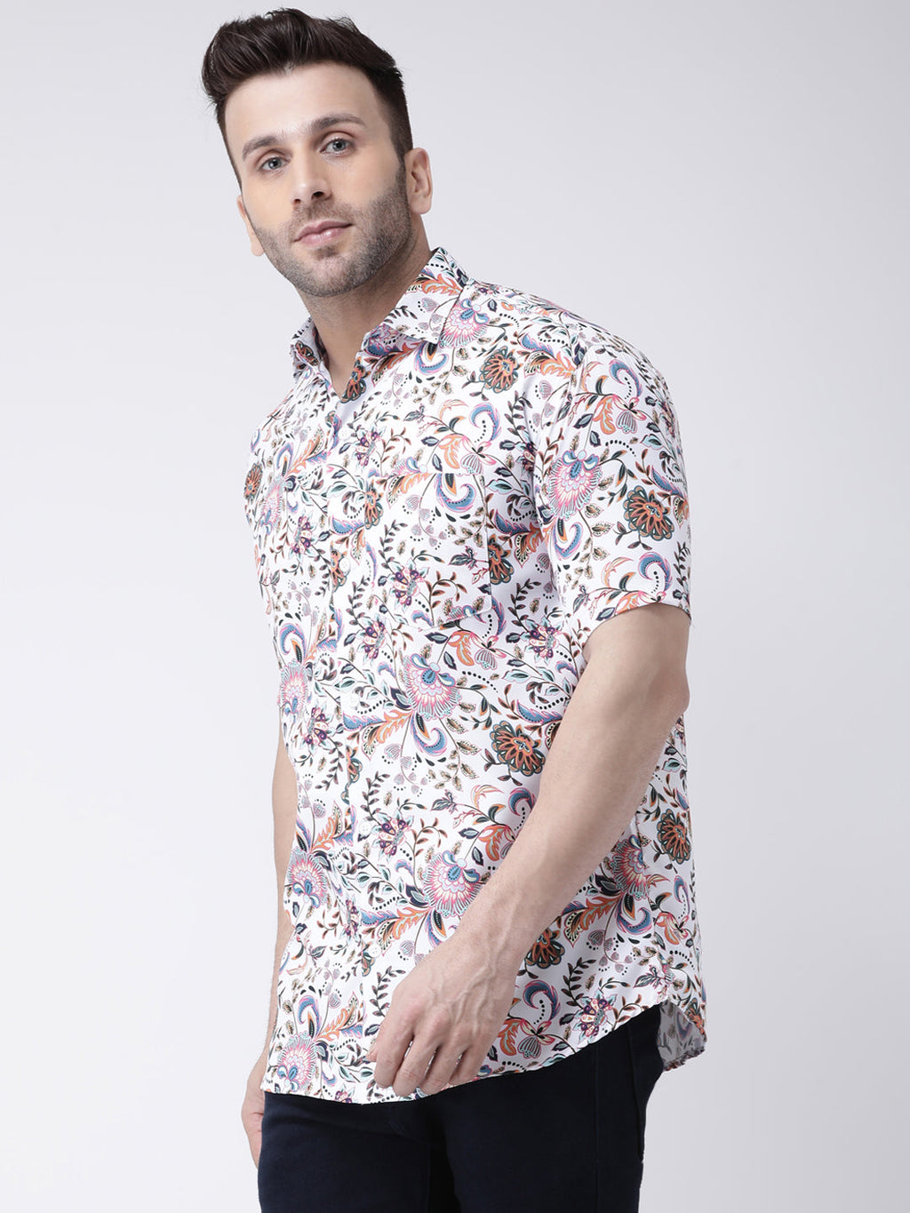 RIAG Multi color Men's Half Sleeves Printed Shirt | Grocsy