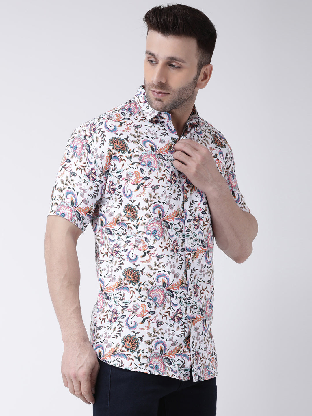 RIAG Multi color Men's Half Sleeves Printed Shirt | Grocsy