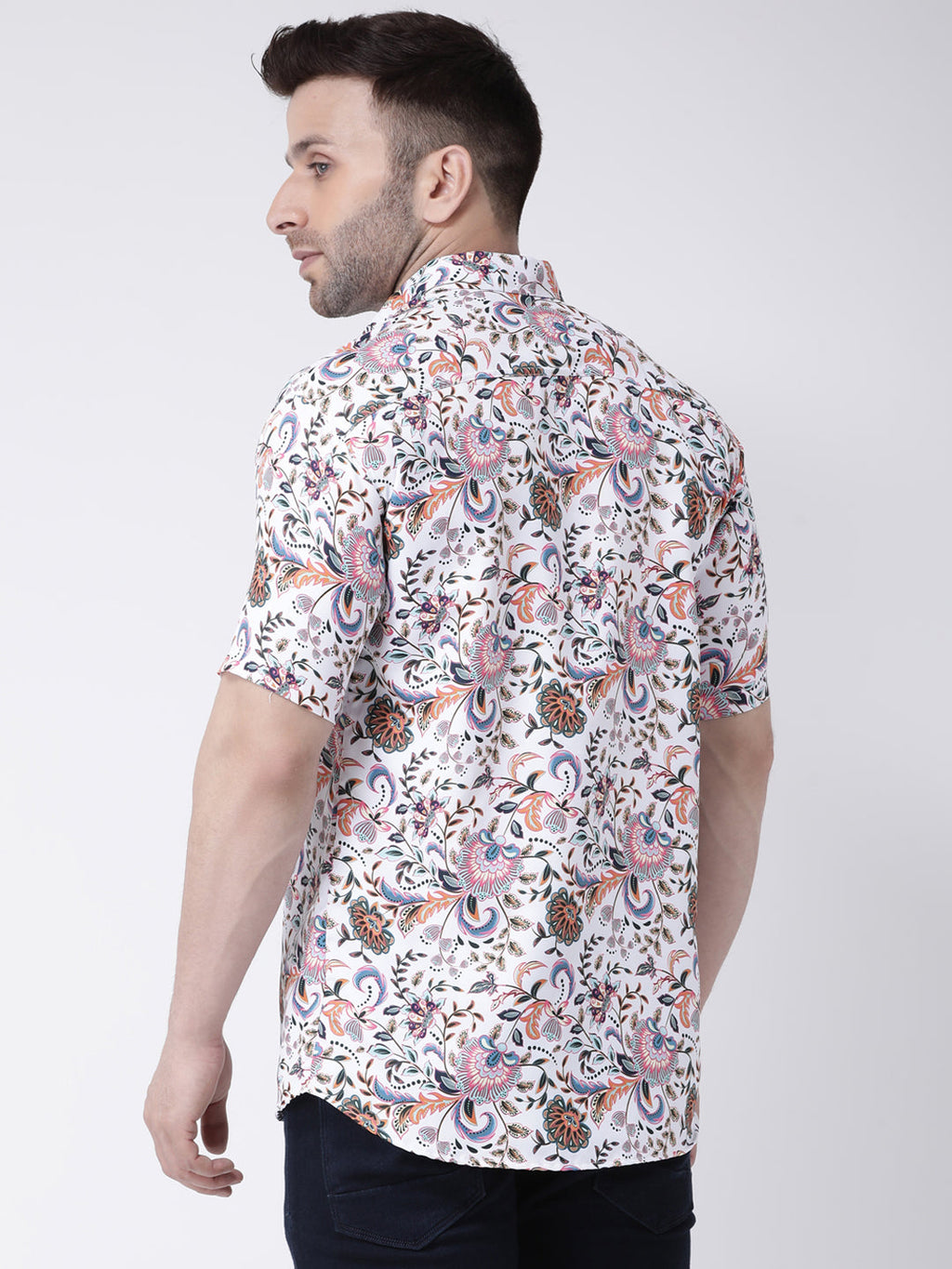 RIAG Multi color Men's Half Sleeves Printed Shirt | Grocsy
