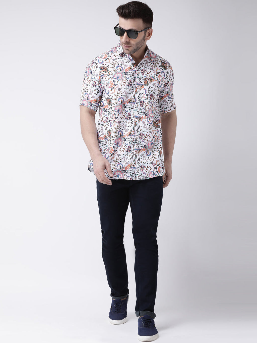 RIAG Multi color Men's Half Sleeves Printed Shirt | Grocsy