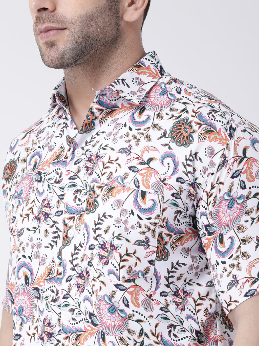 RIAG Multi color Men's Half Sleeves Printed Shirt | Grocsy