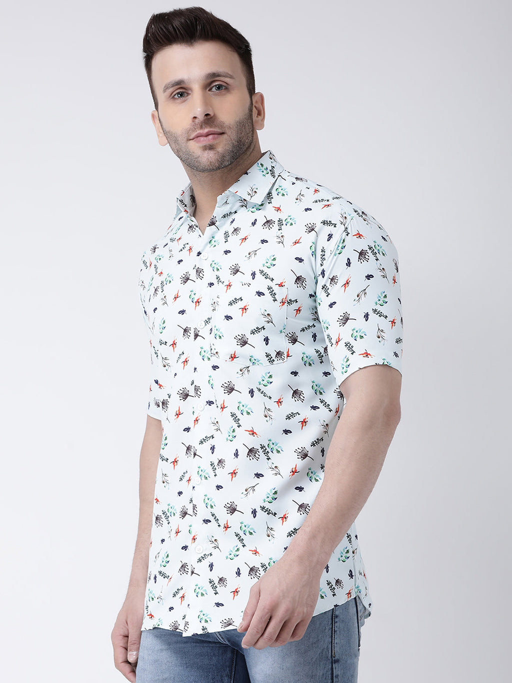 RIAG Multi color Men's Half Sleeves Printed Shirt | Grocsy