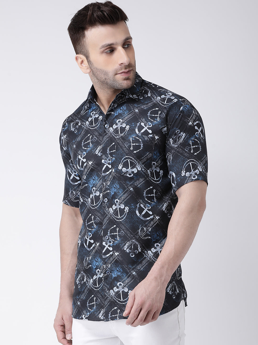 RIAG Multi color Men's Half Sleeves Printed Shirt | Grocsy
