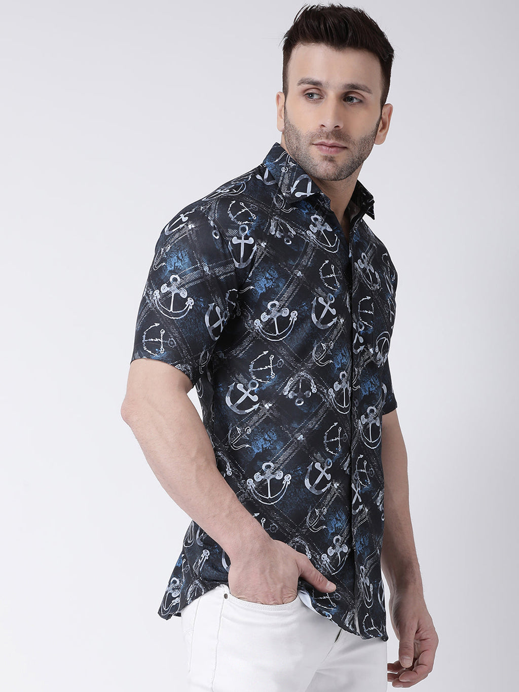 RIAG Multi color Men's Half Sleeves Printed Shirt | Grocsy