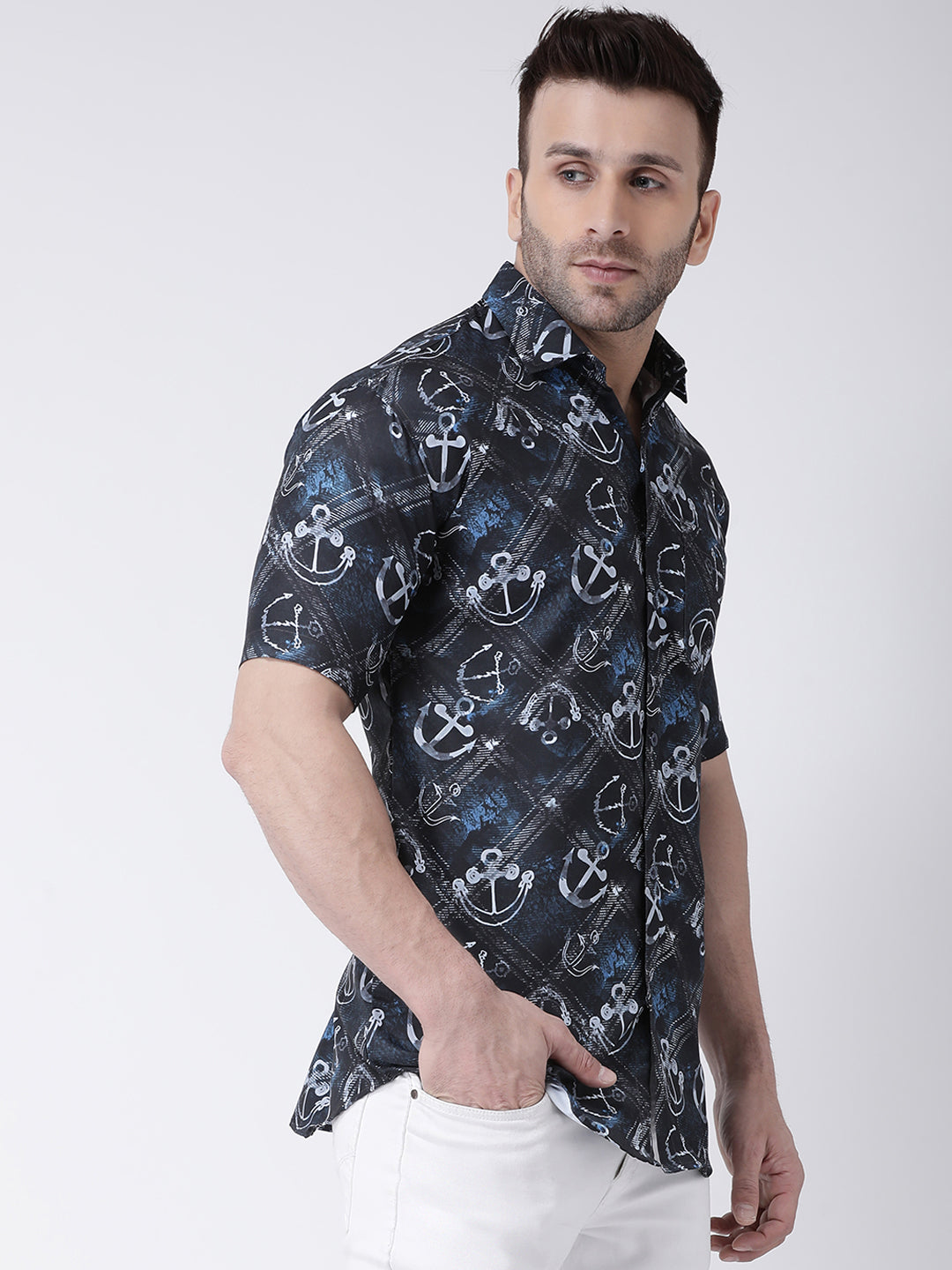 RIAG Multi color Men's Half Sleeves Printed Shirt | Grocsy