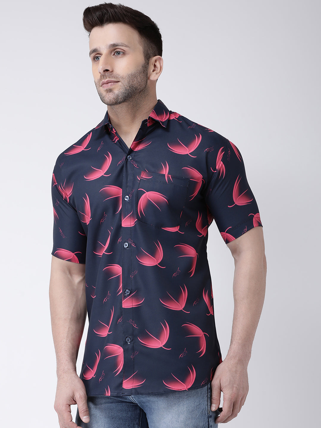 RIAG Multi color Men's Half Sleeves Printed Shirt | Grocsy