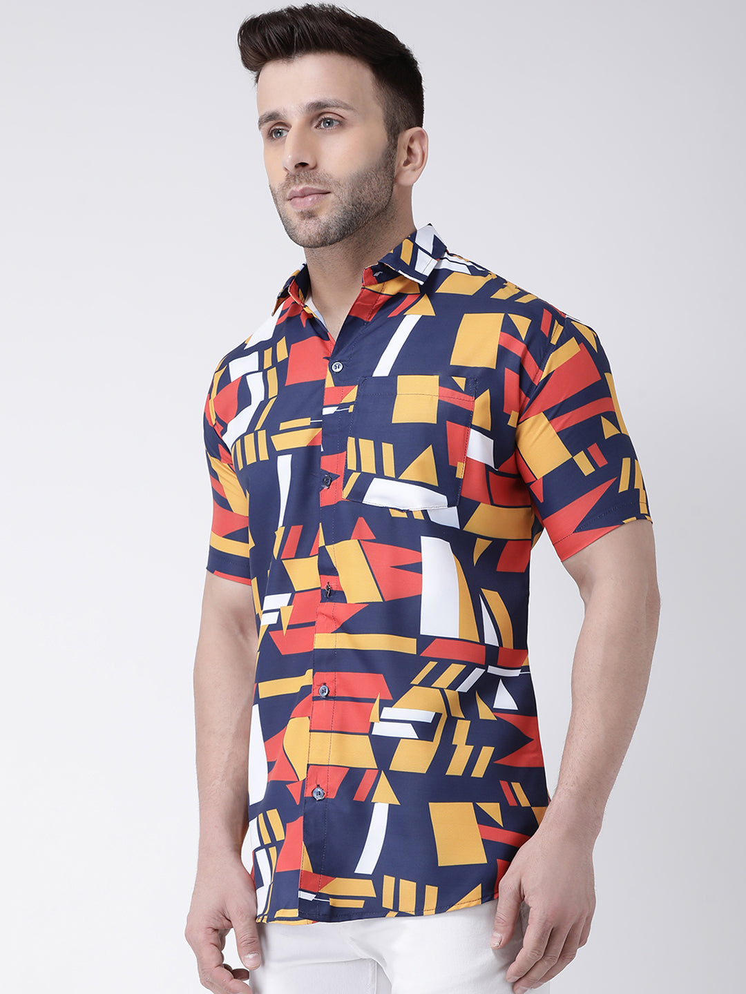 RIAG Multi color Men's Half Sleeves Printed Shirt | Grocsy