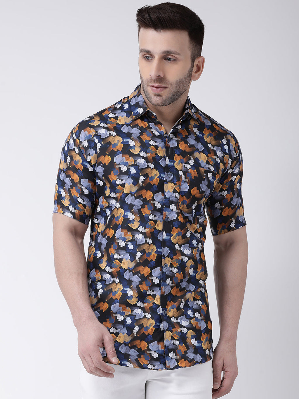 RIAG Multi color Men's Half Sleeves Printed Shirt | Grocsy
