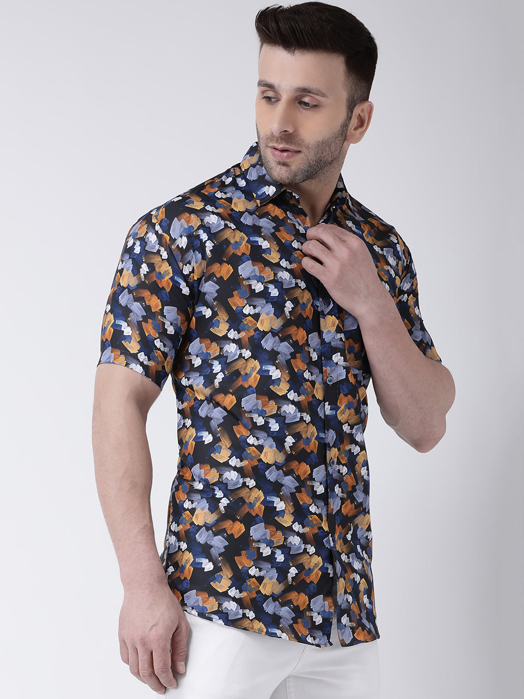 RIAG Multi color Men's Half Sleeves Printed Shirt | Grocsy