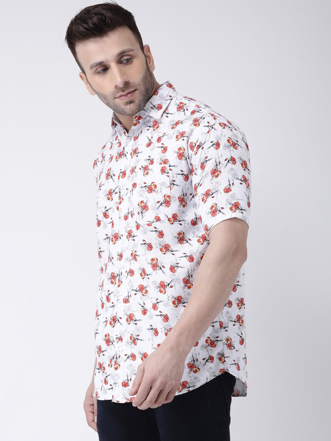 RIAG Multi color Men's Half Sleeves Printed Shirt | Grocsy