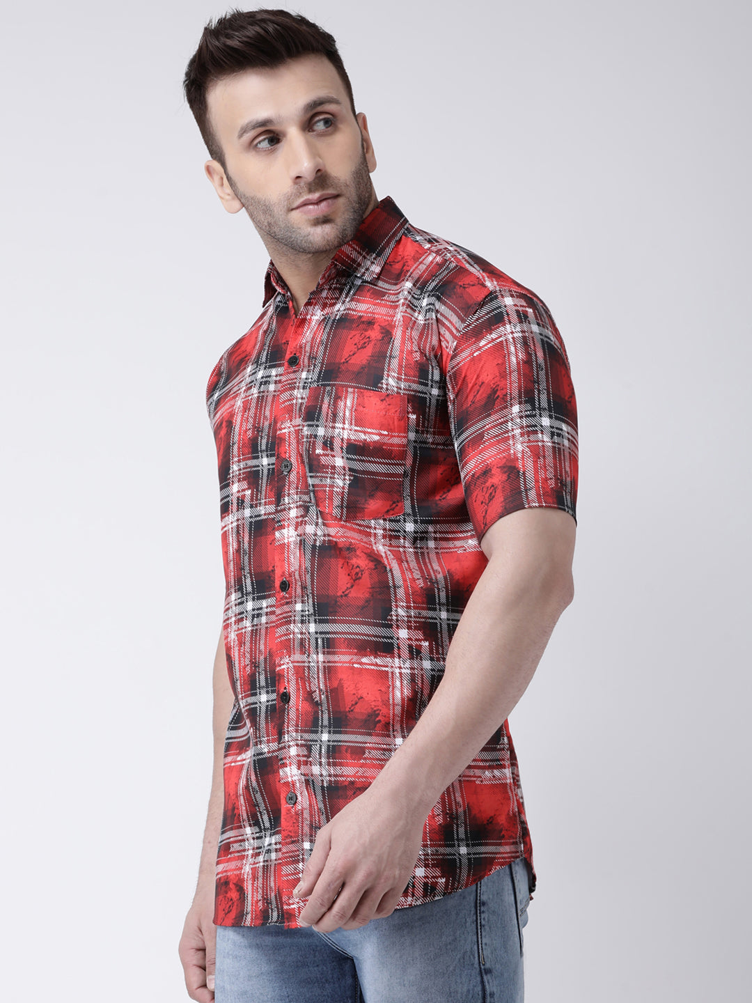 RIAG Multi color Men's Half Sleeves Printed Shirt | Grocsy
