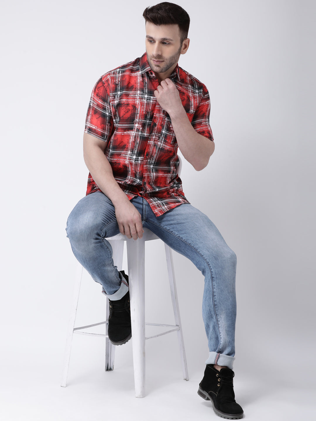 RIAG Multi color Men's Half Sleeves Printed Shirt | Grocsy