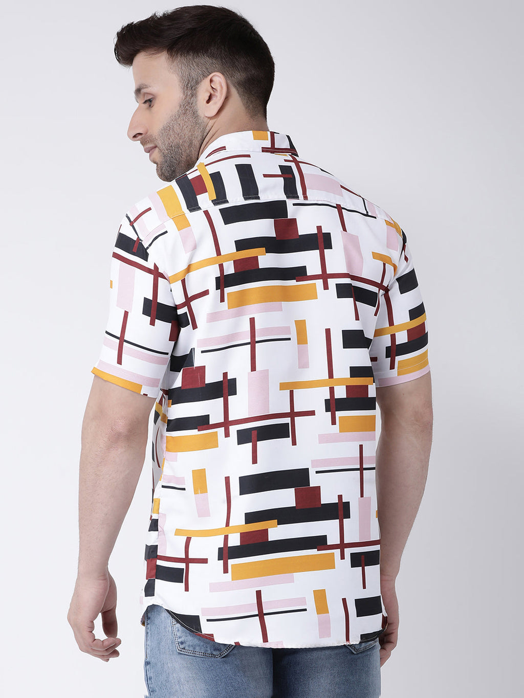 RIAG Multi color Men's Half Sleeves Printed Shirt | Grocsy
