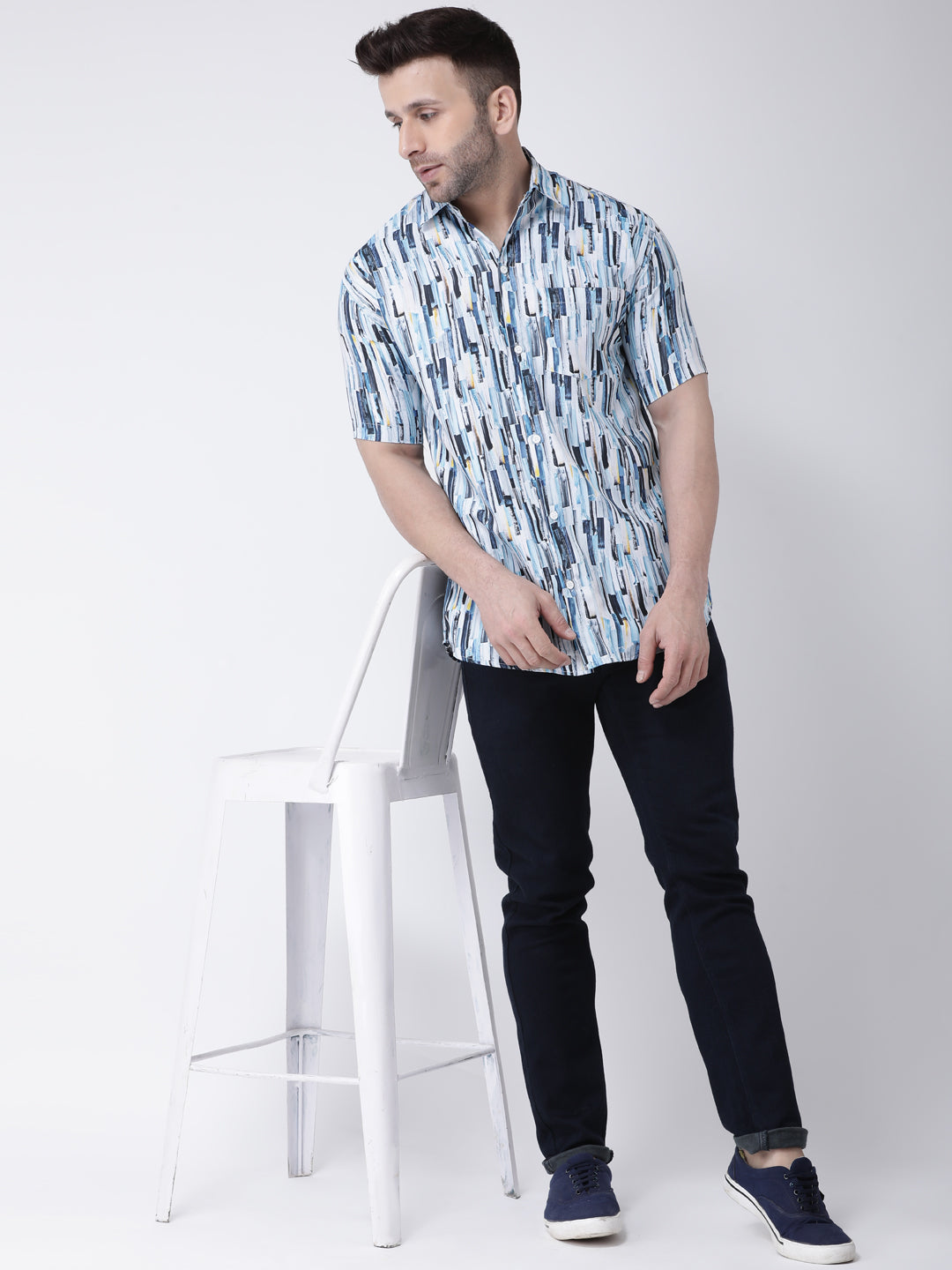 RIAG Multi color Men's Half Sleeves Printed Shirt | Grocsy