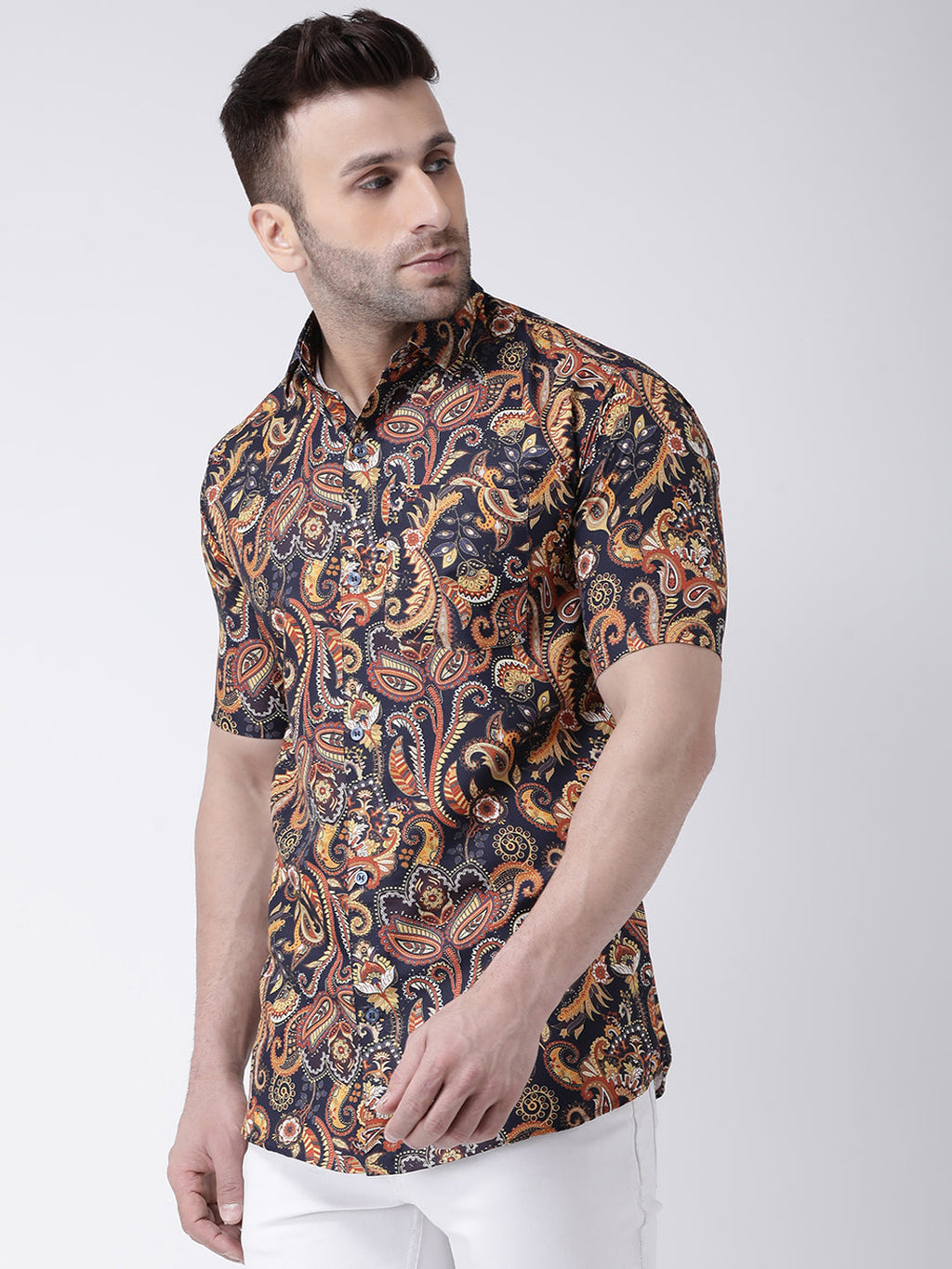 RIAG Multi color Men's Half Sleeves Printed Shirt | Grocsy