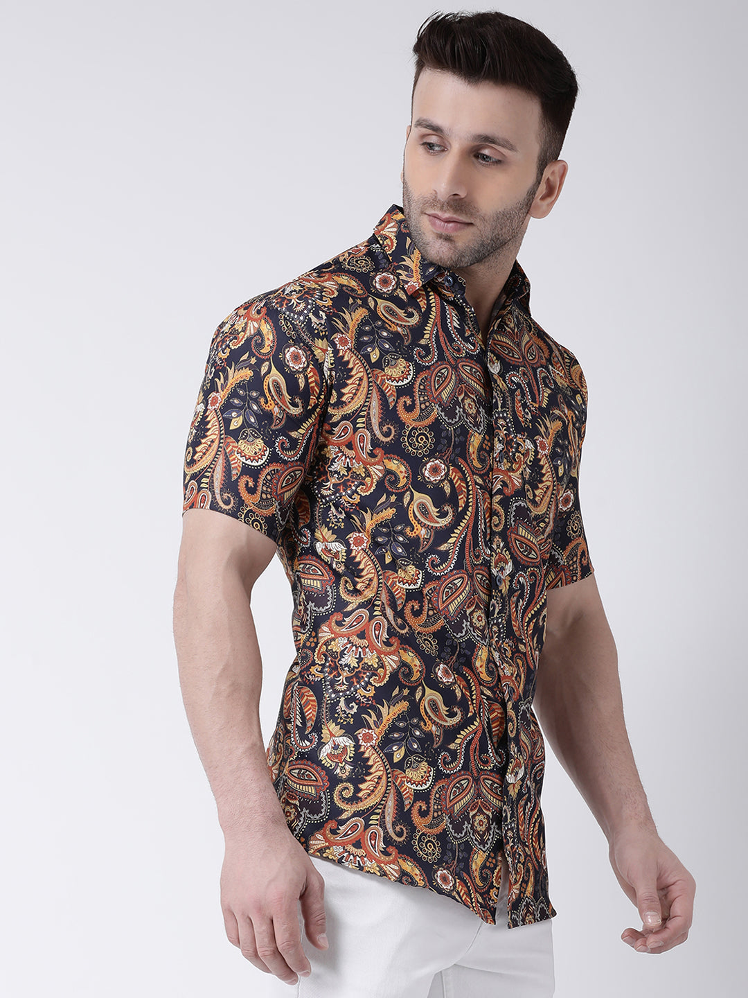 RIAG Multi color Men's Half Sleeves Printed Shirt | Grocsy