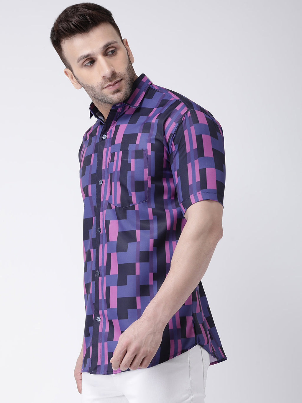 RIAG Multi color Men's Half Sleeves Printed Shirt | Grocsy