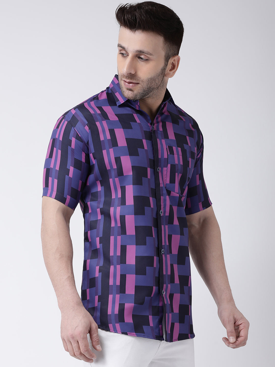 RIAG Multi color Men's Half Sleeves Printed Shirt | Grocsy