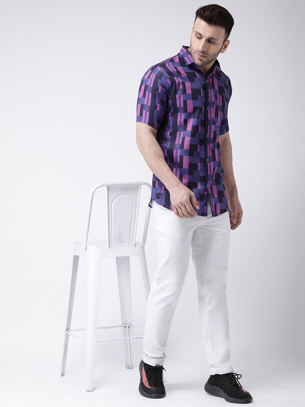 RIAG Multi color Men's Half Sleeves Printed Shirt | Grocsy