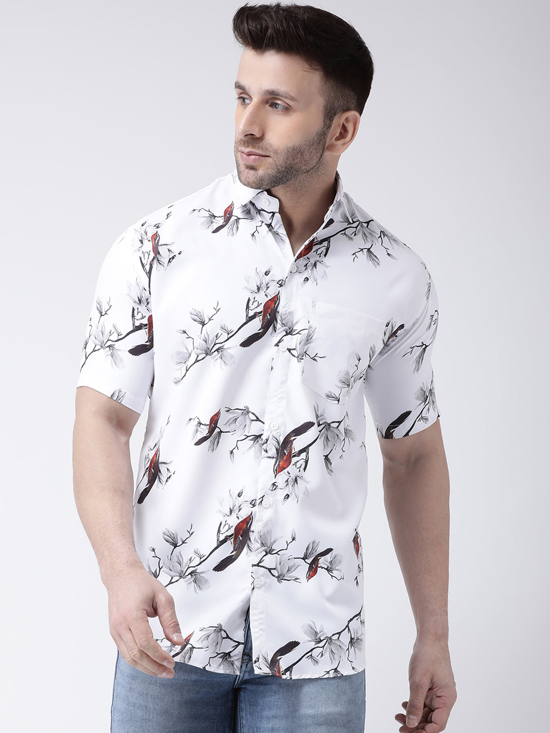 RIAG Multi color Men's Half Sleeves Printed Shirt | Grocsy