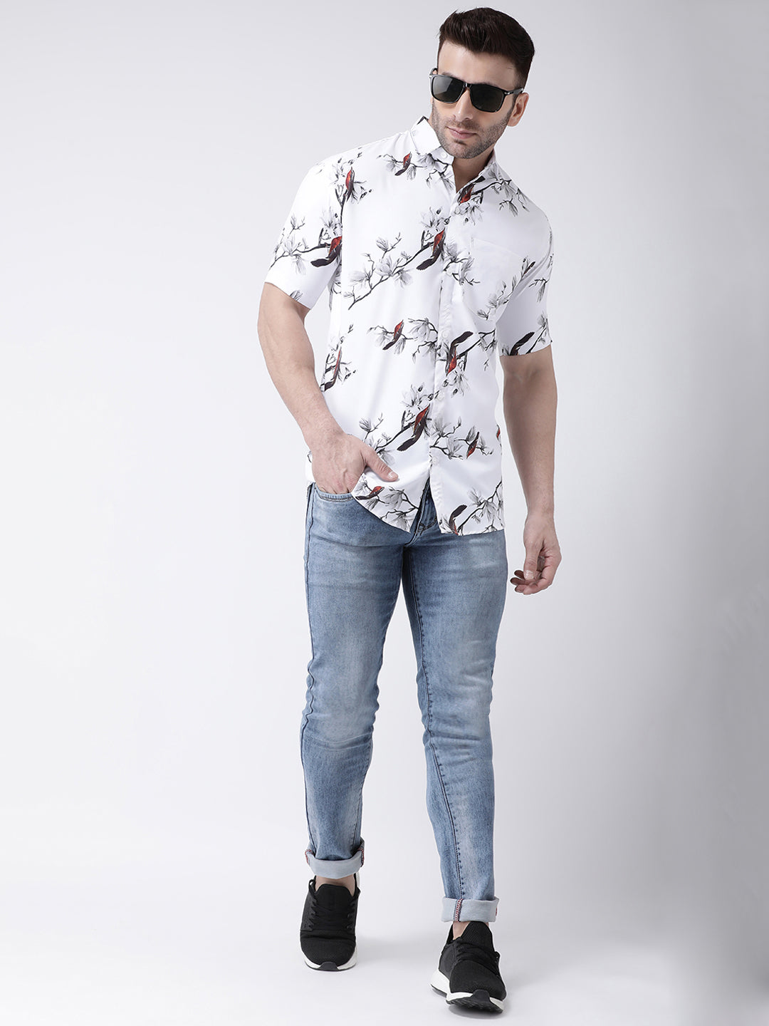 RIAG Multi color Men's Half Sleeves Printed Shirt | Grocsy