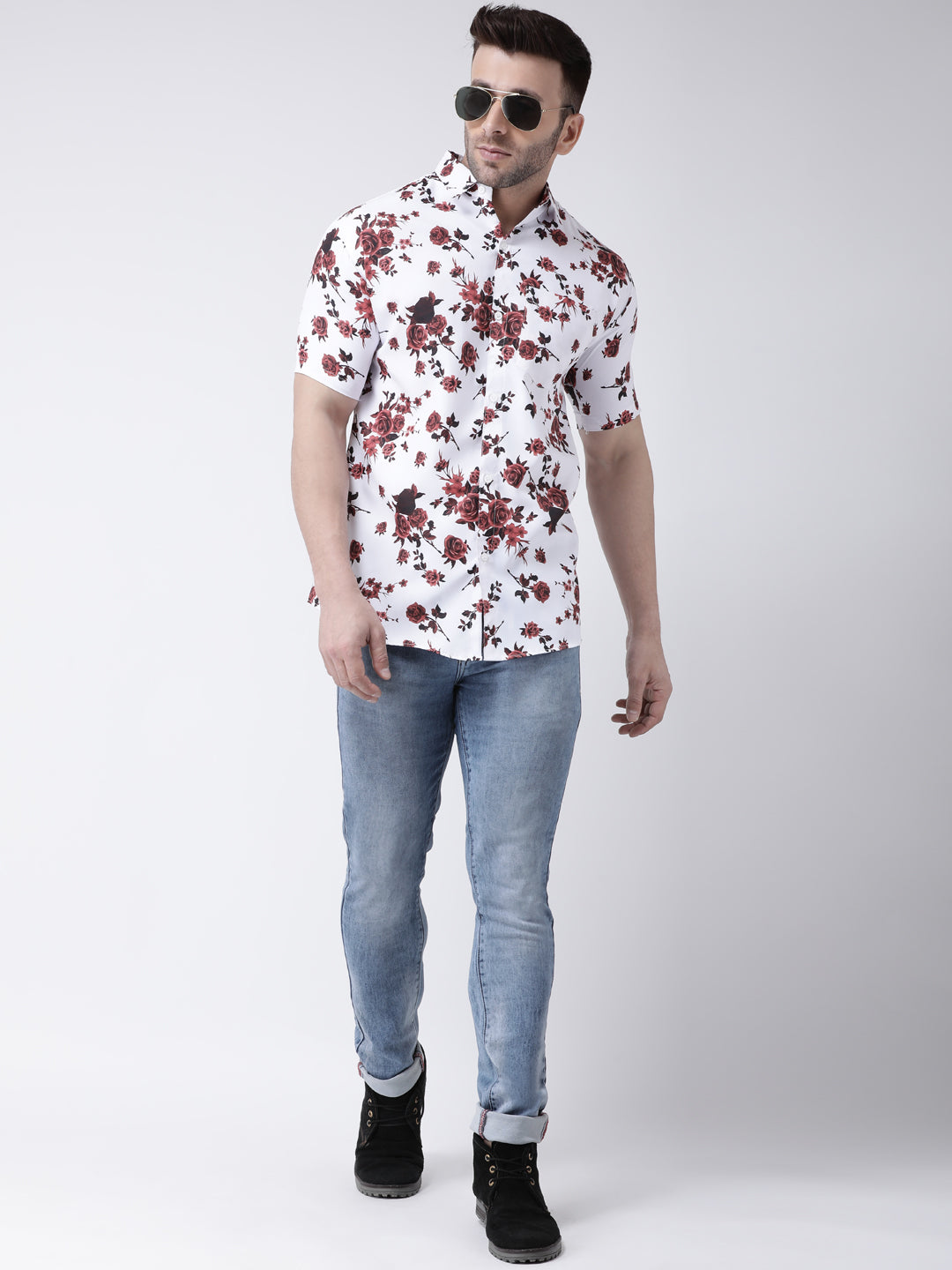 RIAG Multi color Men's Half Sleeves Printed Shirt | Grocsy
