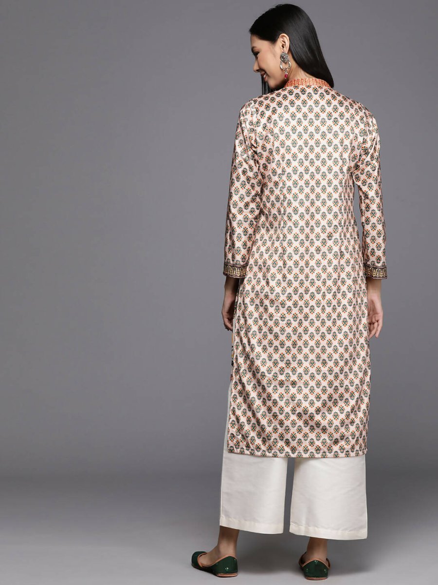 Ahalyaa Women's Traditional wear Kurta - Nude | Grocsy
