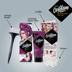 Nisha Cosglam Semi Permanent Hair Color 22 French Plum | Grocsy