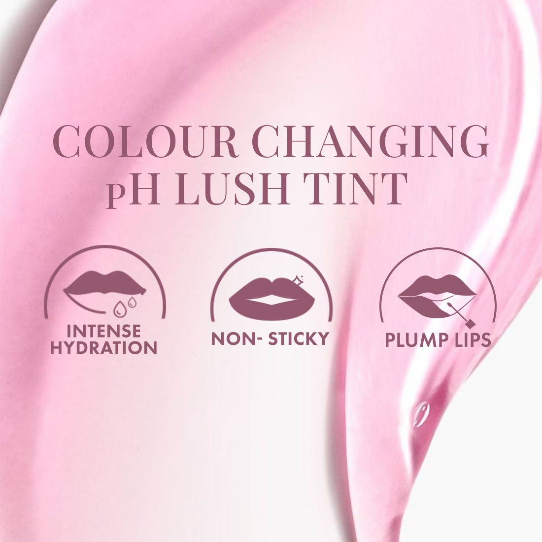 mCaffeine Shades PH Lush Lip & Cheek Color Changing Tint Hydrates Plumps Non-Sticky Tint Shift | Grocsy