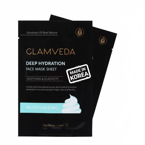 Glamveda Moisturizing Deep Hydration Sheet Mask | Grocsy