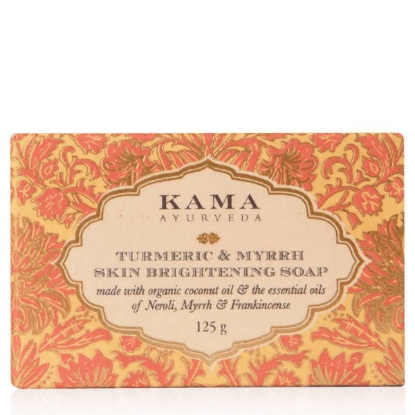 Kama Ayurveda Turmeric & Myrrh Skin Brightening Soap 125gm | Grocsy