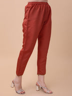 Embroidered Kurta With Pant And Printed Dupatta Set, Multicolor - Hiral Fashion | Grocsy