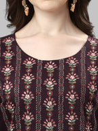 Thread Embroidered Kurta With Pant And Dupatta Set, Multicolor - Hiral Fashion | Grocsy