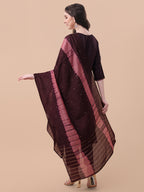 Embroidered Kurta With Pant & Dupatta Set, Multicolor - Hiral Fashion | Grocsy
