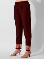 Hand Embroidered Kurta With Pant And Dupatta Set Premium, Multicolor - Hiral Fashion | Grocsy