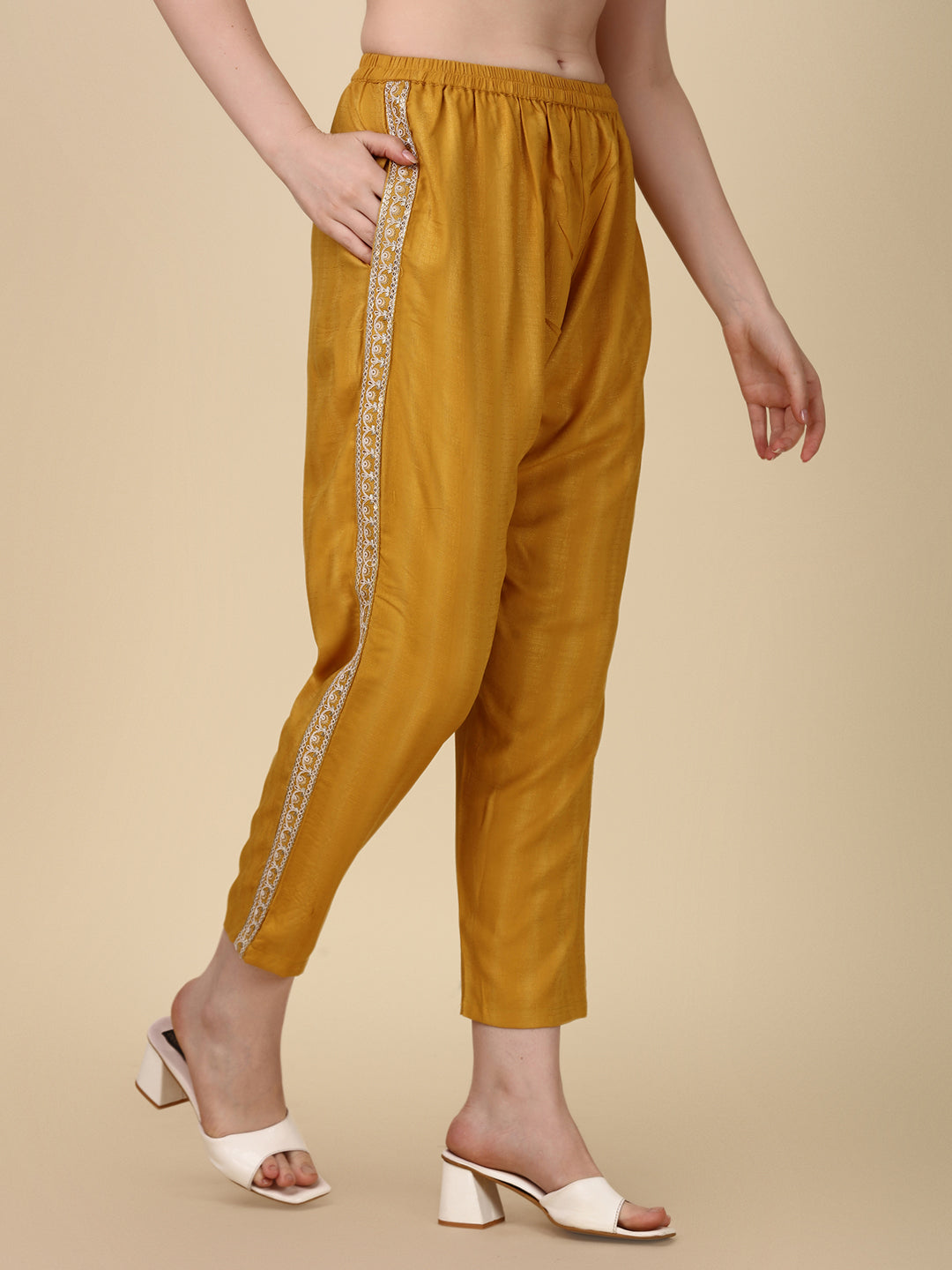 Embroidered Kurta With Pant And Dupatta Set Premium, Multicolor - Hiral Fashion | Grocsy