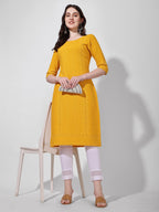 Thread Embroidered Kurta, Multicolor - Hiral Fashion | Grocsy