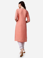 Thread Embroidered Kurta, Multicolor - Hiral Fashion | Grocsy