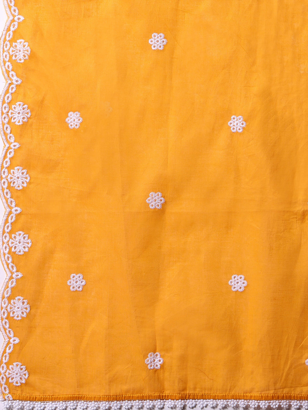 Nayra Cut Chikankari Embroidered Kurta With Pant And Dupatta Set, Multicolor - Hiral Fashion | Grocsy