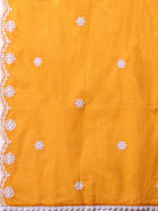 Nayra Cut Chikankari Embroidered Kurta With Pant And Dupatta Set, Multicolor - Hiral Fashion | Grocsy