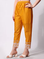 Nayra Cut Chikankari Embroidered Kurta With Pant And Dupatta Set, Multicolor - Hiral Fashion | Grocsy