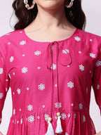 Nayra Cut Chikankari Embroidered Kurta With Pant And Dupatta Set, Multicolor - Hiral Fashion | Grocsy