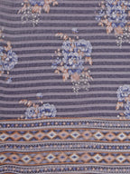 Hand Embroidered Kurta With Pant And Organza Printed Dupatta Set, Multicolor - Hiral Fashion | Grocsy
