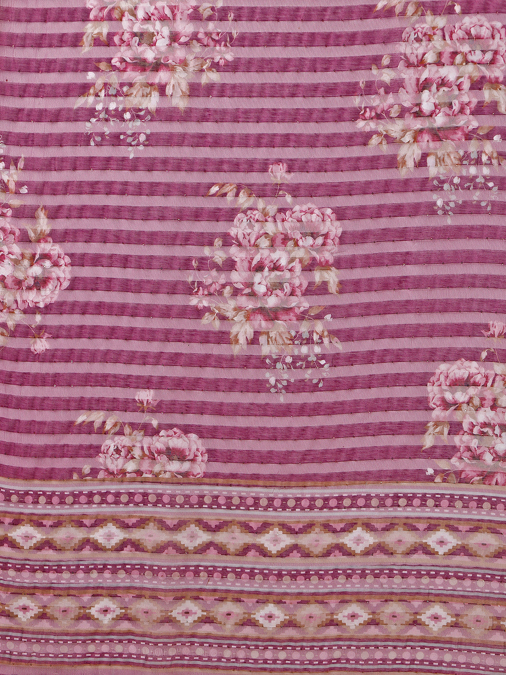 Hand Embroidered Kurta With Pant And Organza Printed Dupatta Set, Multicolor - Hiral Fashion | Grocsy