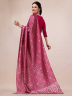 Embroidered Silk Blend Kurta With Pant & Printed Dupatta, Multicolor - Hiral Fashion | Grocsy
